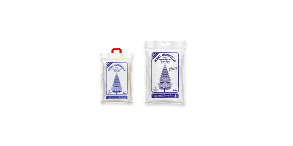What sizes does Royal Umbrella’s Thai Jasmine Rice Come in