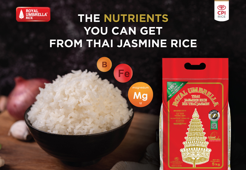 The nutrients you can get from Thai jasmine rice