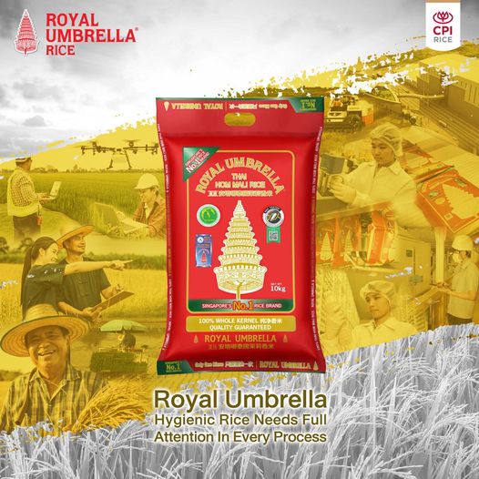 Royal Umbrella Hygienic rice needs full attention in every process